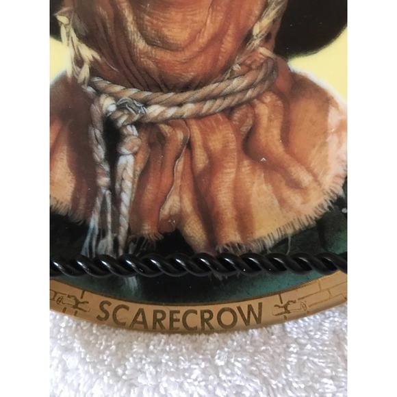 WIZARD OF OZ BY HAMILTON DOROTHY & SCARECROW PLATES - Picture 10 of 15